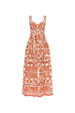 Dress with "Maiolica" print