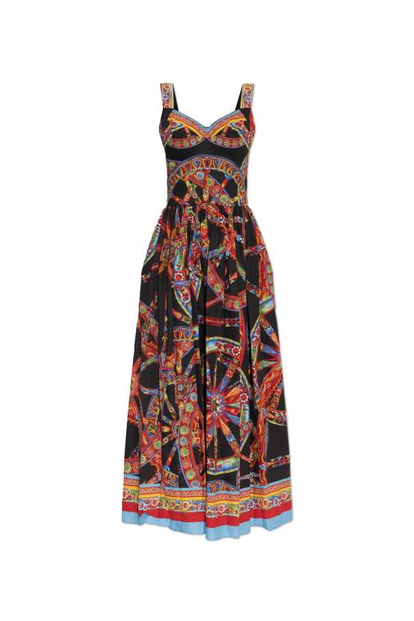 Dress with 'Carretto' print od Dolce & Gabbana