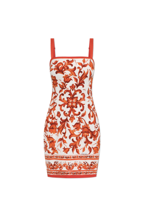 Dress with "Maiolica" print