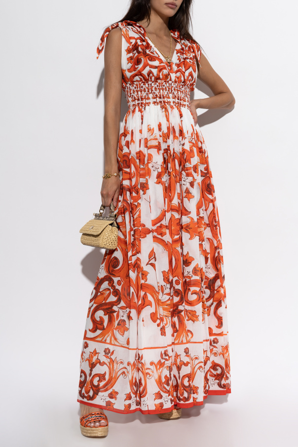 Dolce & Gabbana Dress with 'Majolica' print
