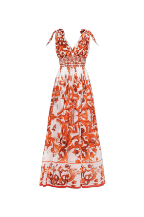 Dress with 'Majolica' print