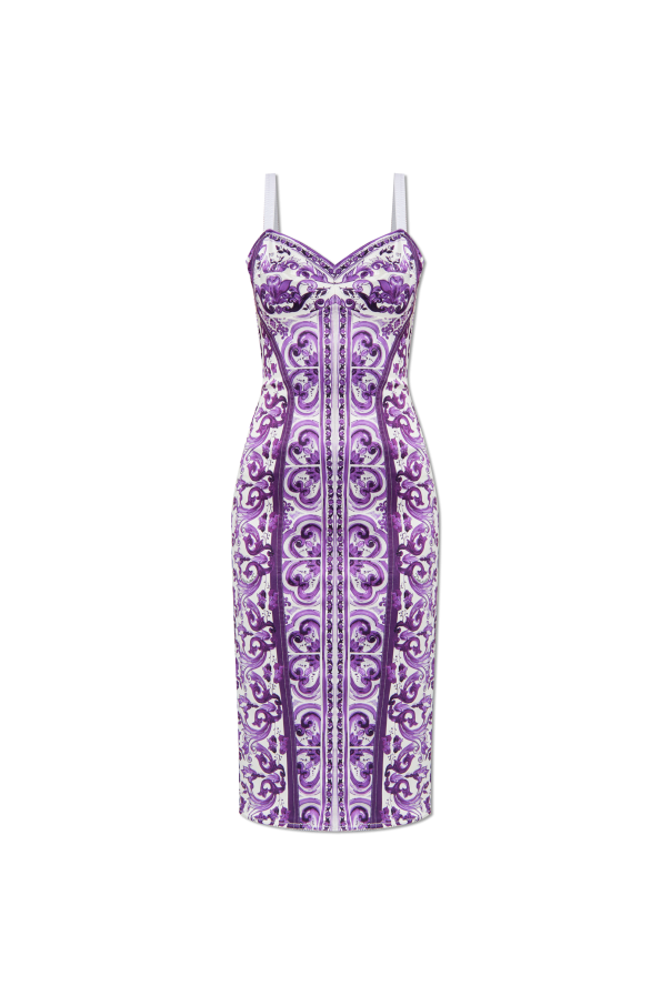 Dress with 'Majolica' print od Dolce & Gabbana