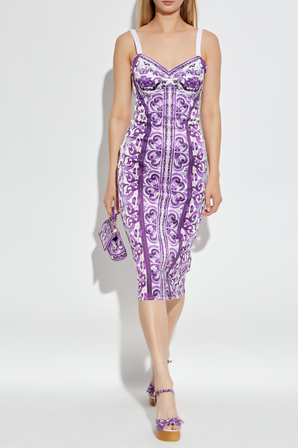 Dolce & Gabbana Kleid mit "Majolica"-Print