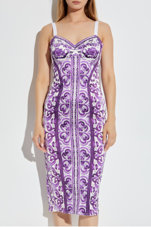 Dolce & Gabbana Kleid mit "Majolica"-Print