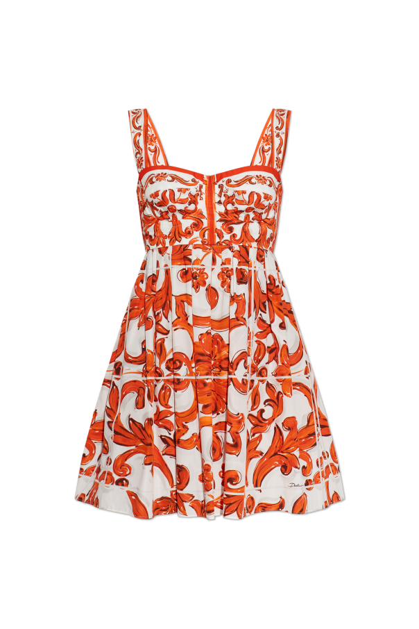Dress with 'Majolica' print od Dolce & Gabbana