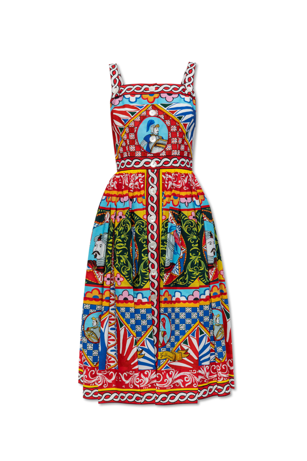 Dolce & Gabbana Dress with Caretto pattern