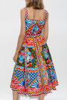 Dolce & Gabbana MULTICOLOUR Dress with Caretto pattern