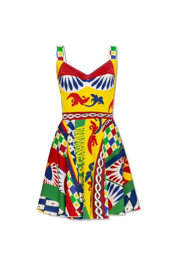Dolce & Gabbana Dress with ‘Carretto’ pattern