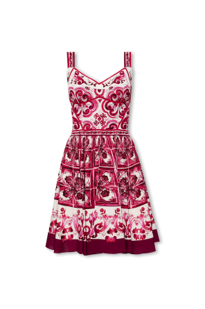 Dolce & Gabbana V-neck sequinned mini dress