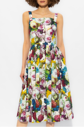 Dolce & Gabbana Sukienka z motywem kwiatowym