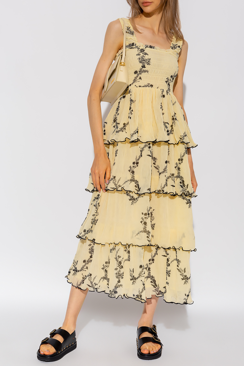 Ganni Dress with floral motif