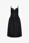 Ganni BLACK Dress in recycled fabric