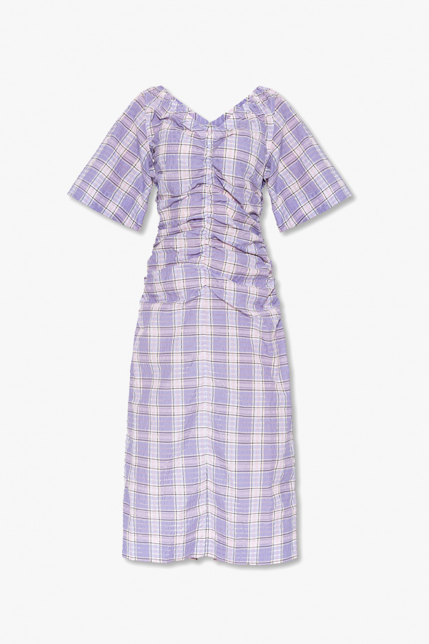 Ganni Checked dress