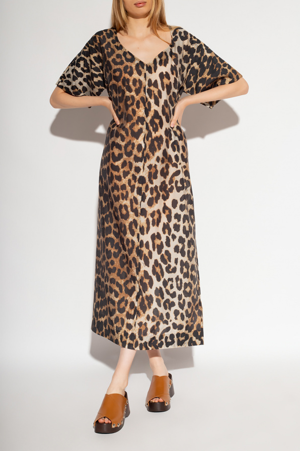 Ganni Dress with animal motif