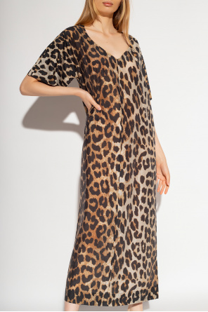 Ganni Dress with animal motif