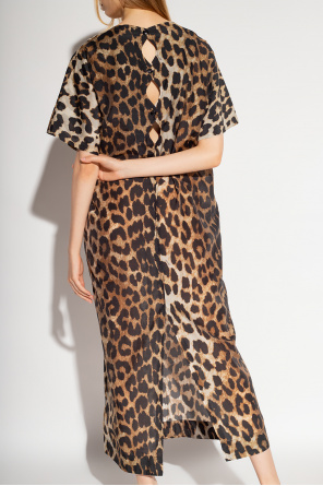 Ganni Dress with animal motif