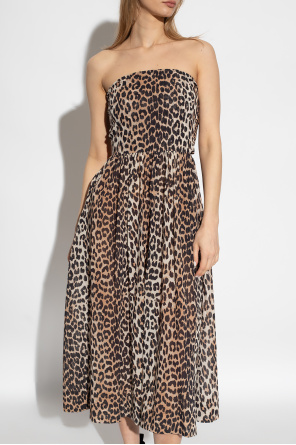 Ganni Leopard print dress