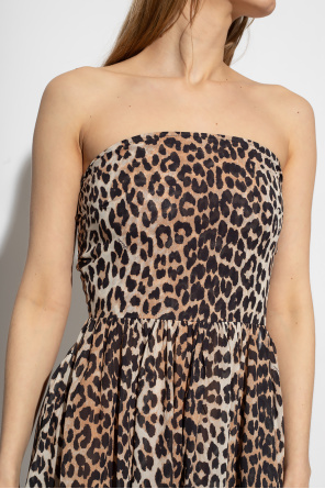 Ganni Leopard print dress