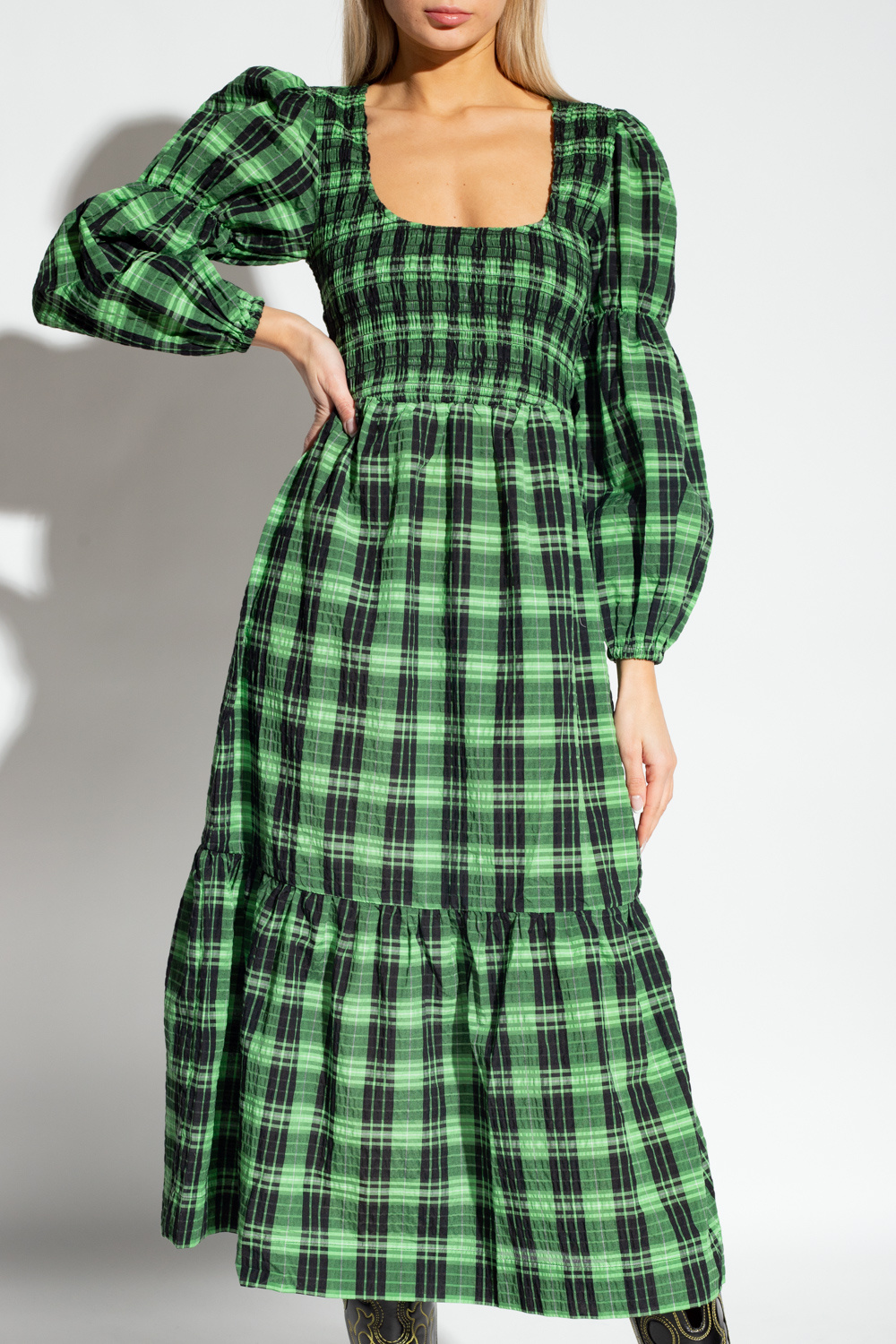 Ganni Checked dress