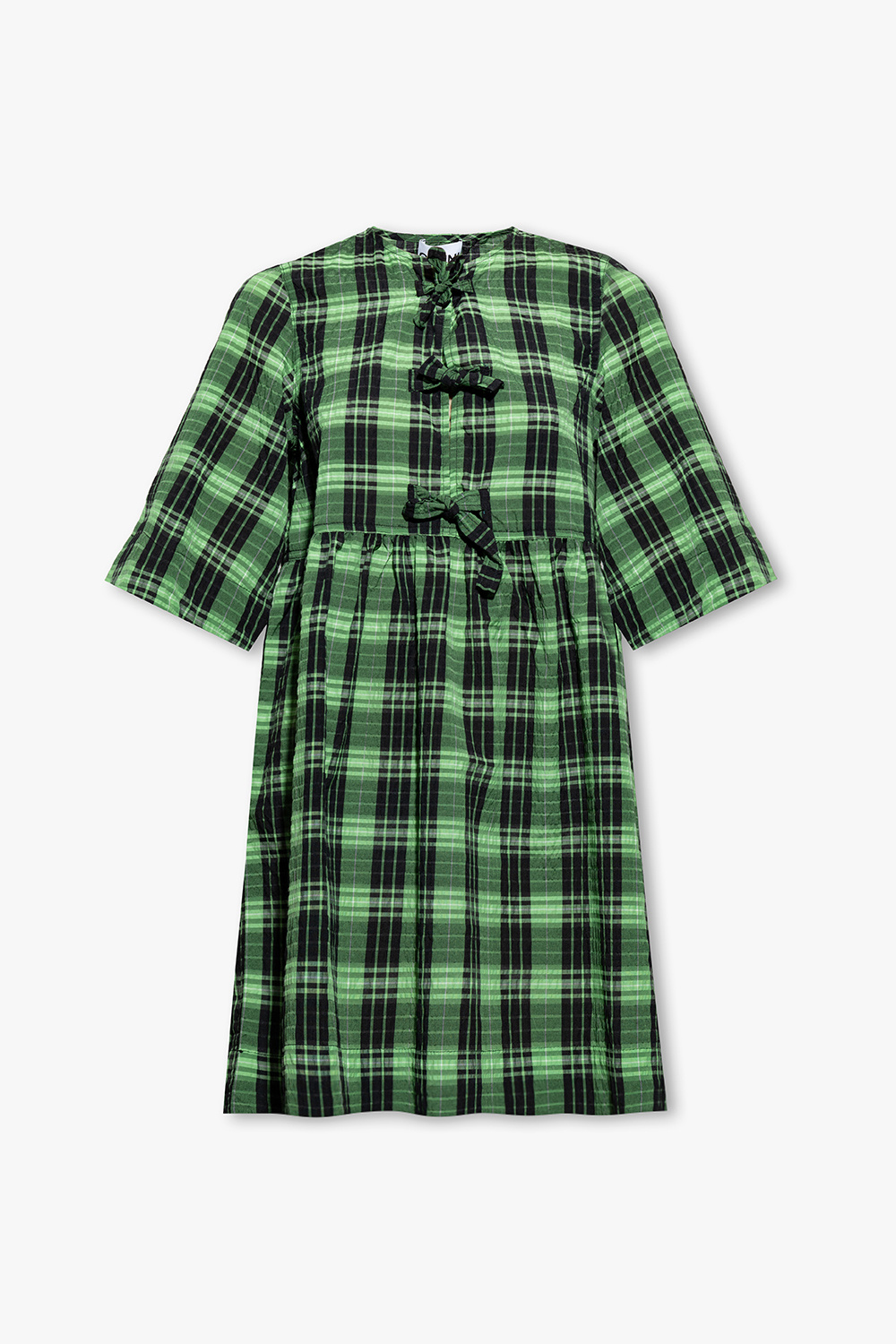 Ganni Checked dress