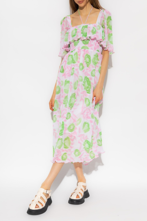 Ganni Dress with floral motif