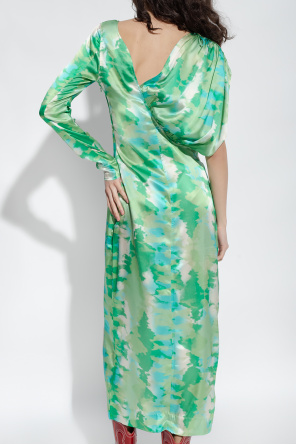 Ganni Silk Cycle dress