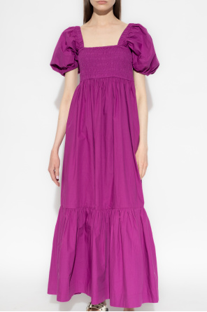 Ganni Dress with puff sleeves