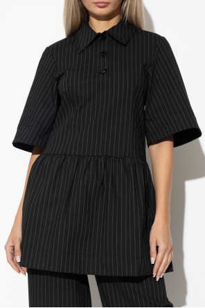 Ganni Pinstripe dress