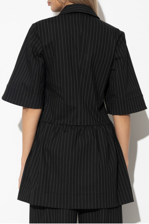 Ganni Pinstripe dress