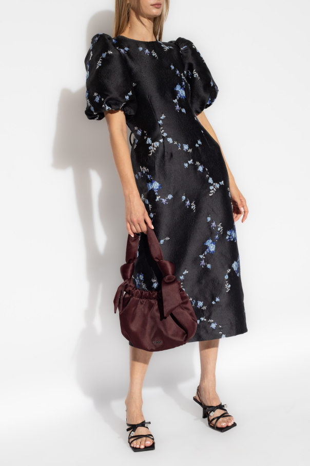 Ganni Dress with puff sleeves