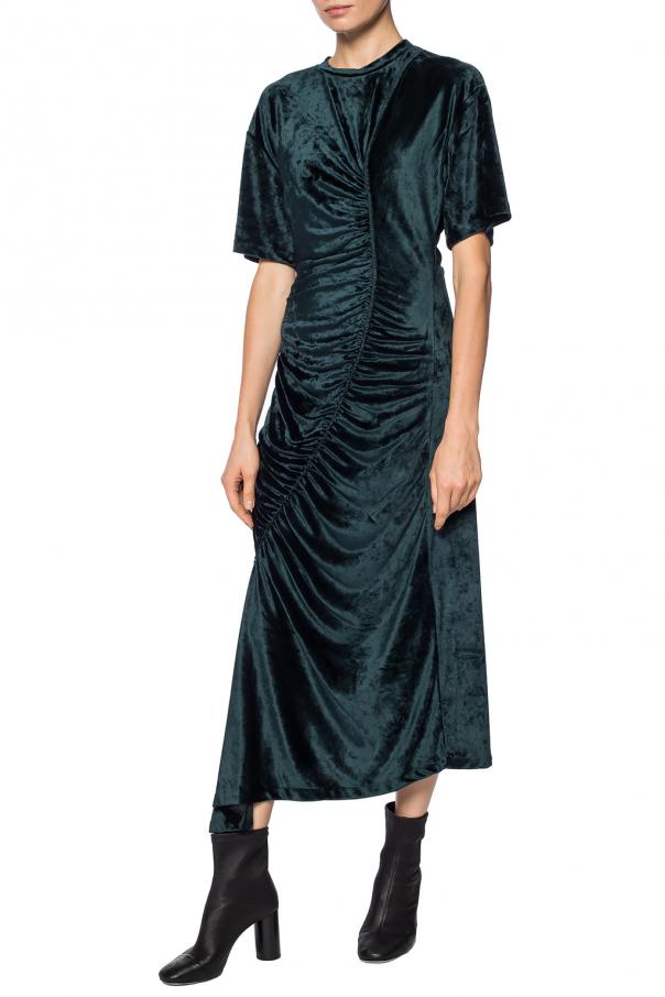 Draped Velvet Dress Kenzo Vitkac Italy