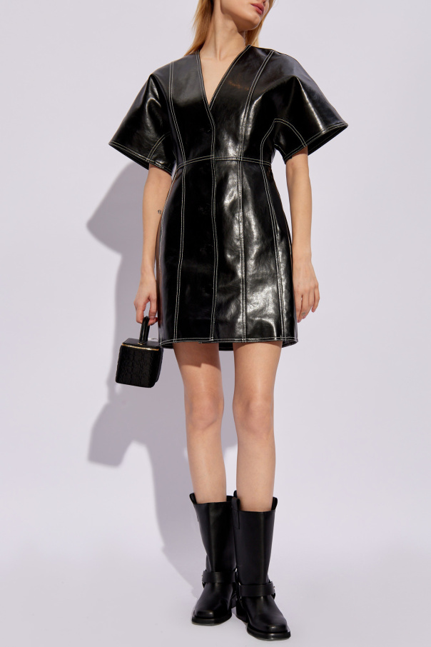 Ganni Dress from faux leather
