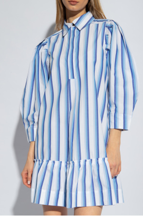 Ganni Striped pattern dress