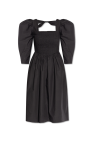 Ganni BLACK Dress with Ruching