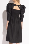 Ganni BLACK Dress with Ruching