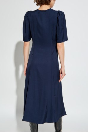 Ganni Dress with velvet tie