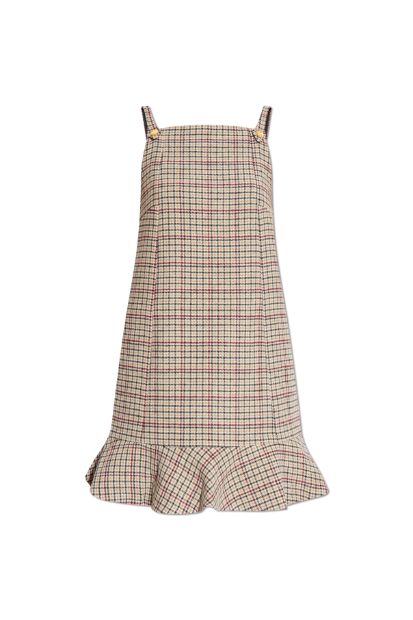 Ganni Dress with check pattern