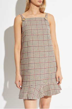 Ganni Dress with check pattern