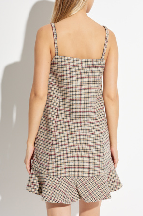 Ganni Dress with check pattern