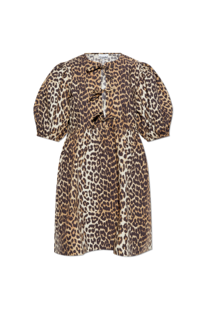 Dress with animal print