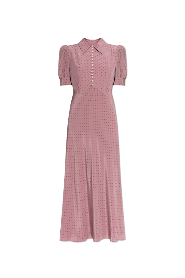 Silk dress with polka dot pattern od Alessandra Rich