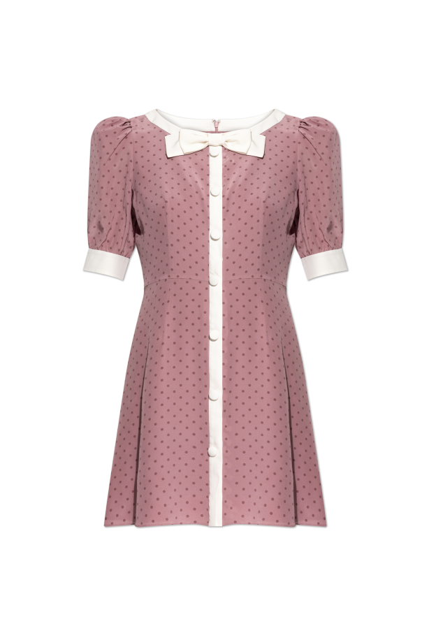 Silk dress with polka dot pattern od Alessandra Rich