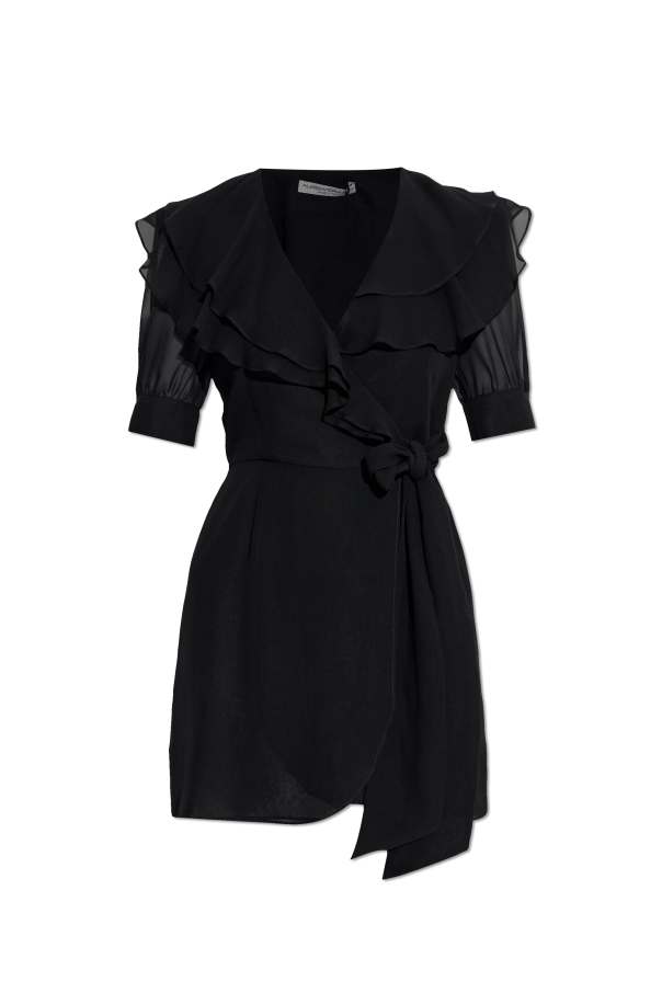 Wrap dress with a tie waist od Alessandra Rich