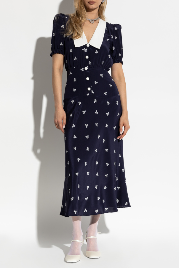 Alessandra Rich Dress with decorative print
