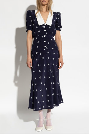 Alessandra Rich Dress with decorative print