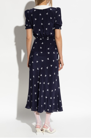 Alessandra Rich Dress with decorative print