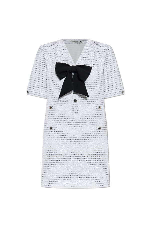 Tweed dress with a bow od Alessandra Rich