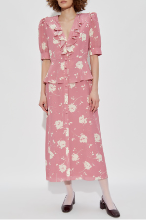 Alessandra Rich Jedwabna sukienka