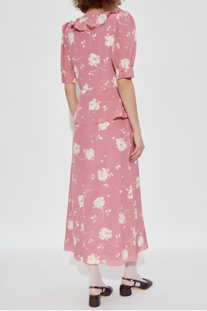 Alessandra Rich Jedwabna sukienka