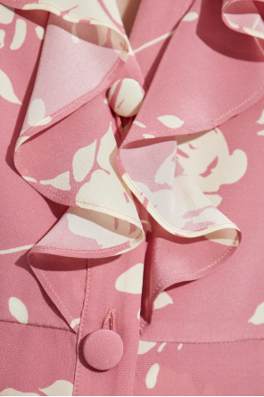 Alessandra Rich Jedwabna sukienka